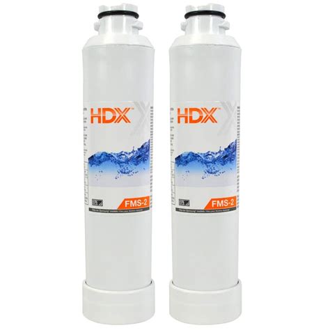 Hdx fms-2  HDX FMS-2 Premium Refrigerator Water Filter Replacement Fits Samsung HAF-CINS (2-Pack) $62